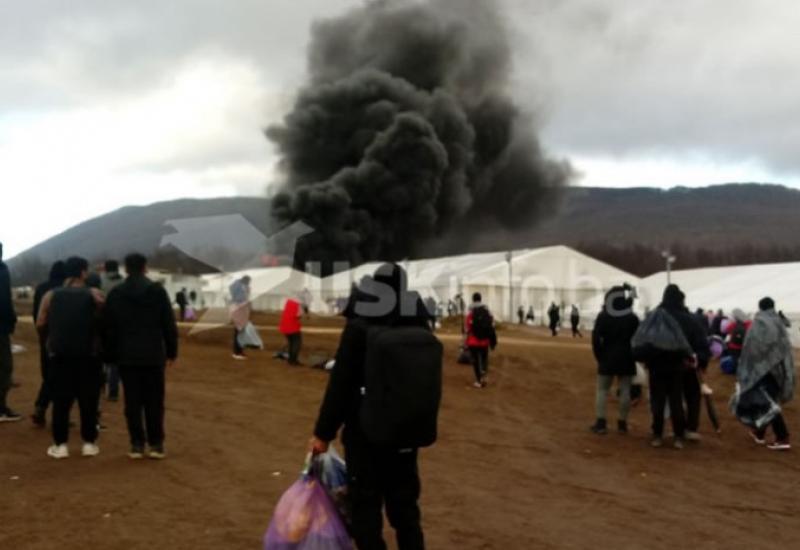 Eskalacija problema - požar u kampu Lipa